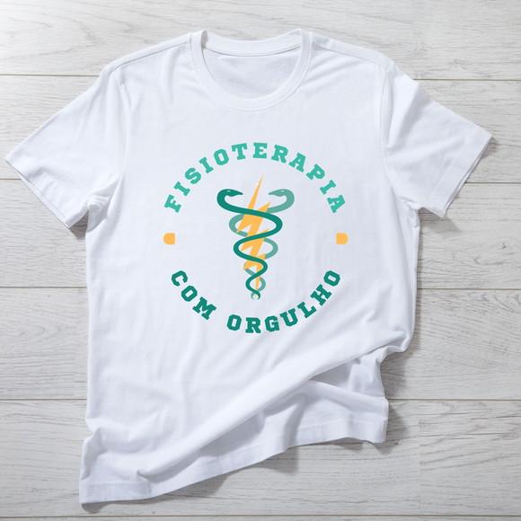 Camiseta Fisioterapia com Orgulho - Presente Fisioterapeuta