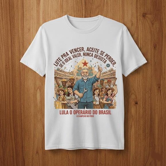 Camiseta Lula 2026 - o Operário do Brasil (samba Enredo)