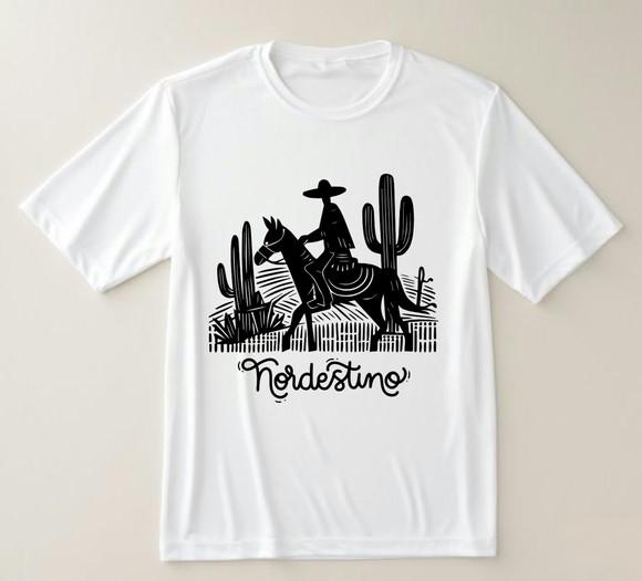 Camiseta Nordestino Arte Xilogravura Sertão