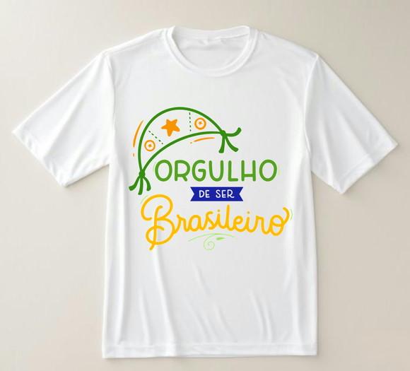 Camiseta Orgulho de Ser Brasileiro Brasil