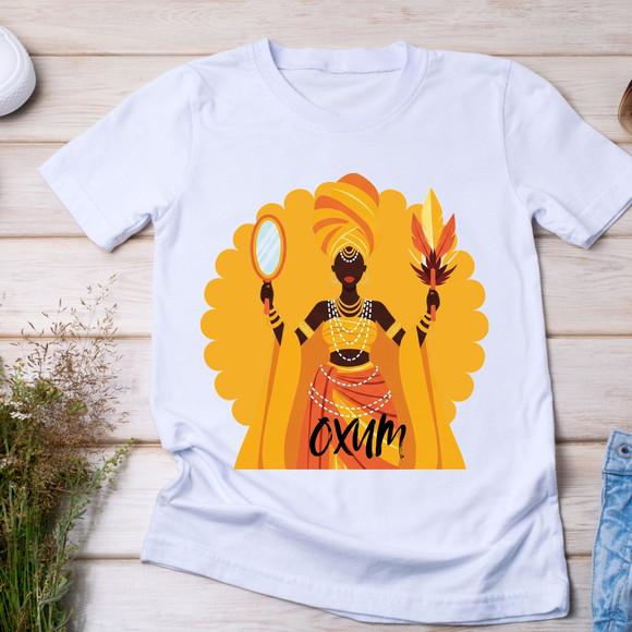 Camiseta Oxum (oxum Opará) - Amor, Riqueza e Águas Doces