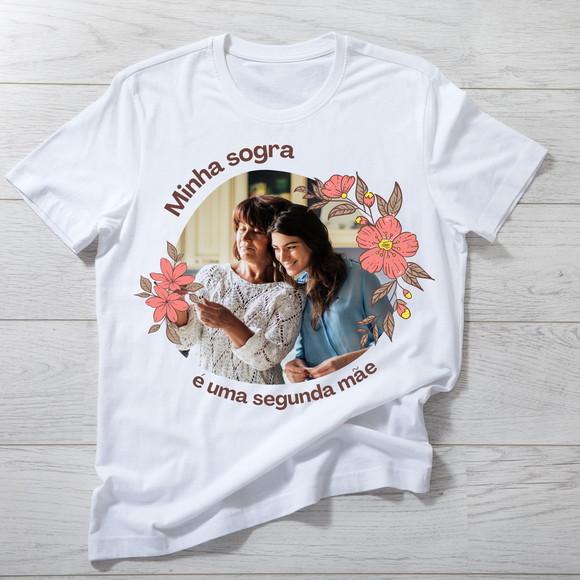 Camiseta Personalizada com Foto - Minha Sogra É Uma Segunda
