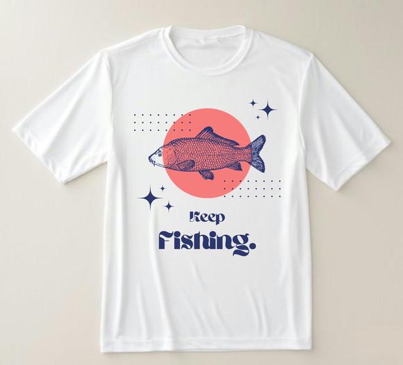 Camiseta Pesca Keep Fishing - Aventura e Estilo