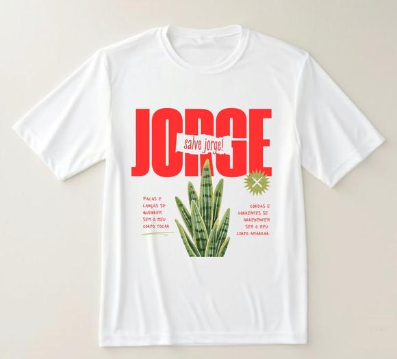 Camiseta São Jorge Armas de Jorge - Proteção e Fé