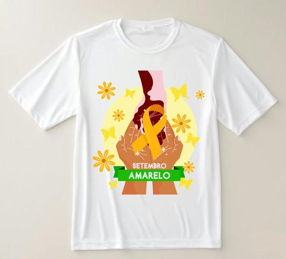 Camiseta Setembro Amarelo Juntos pela Vida