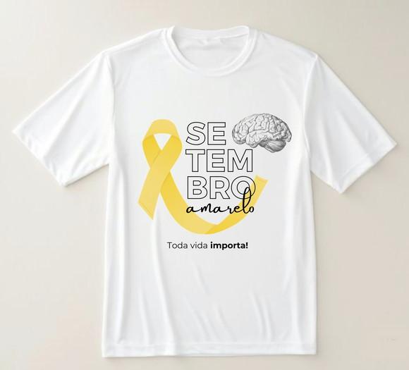 Camiseta Setembro Amarelo Toda Vida Importa