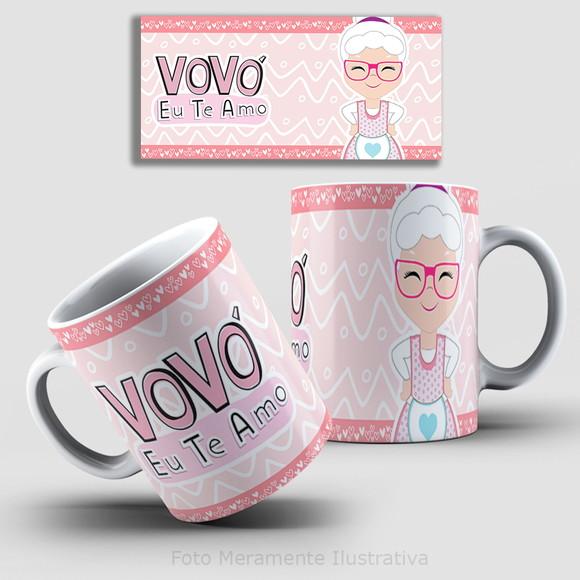 Caneca Vovó Eu Te Amo