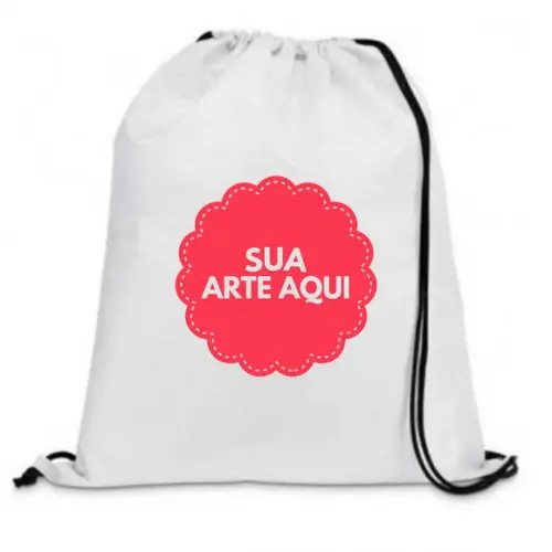 10 Mochilinhas Personalizada 30x40 em Tecido Oxford