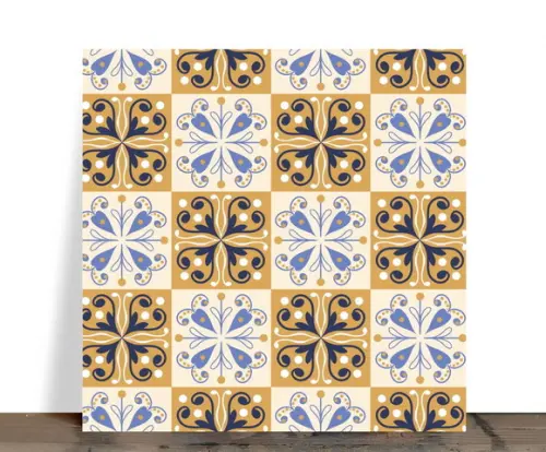 Azulejo Decorativo Azulejaria Portuguesa 15x15 Cerâmica