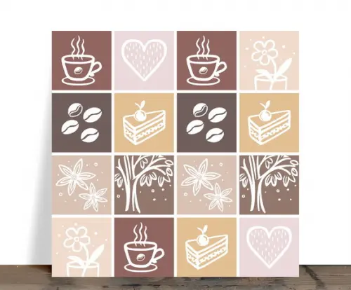 Azulejo Decorativo Cantinho do Café 15x15 Cerâmica
