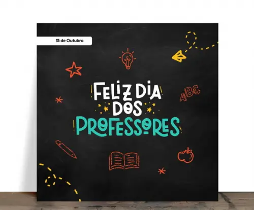 Azulejo Decorativo Feliz Dia dos Professores