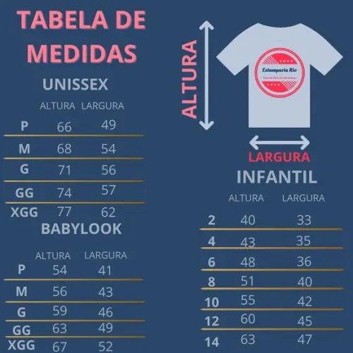 Camiseta Azul Personalizada ? Modelos Unissex e Babylook