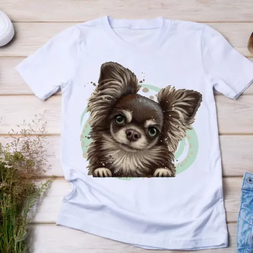 Camiseta Chihuahua Dog Pet Lover Amante de Cães