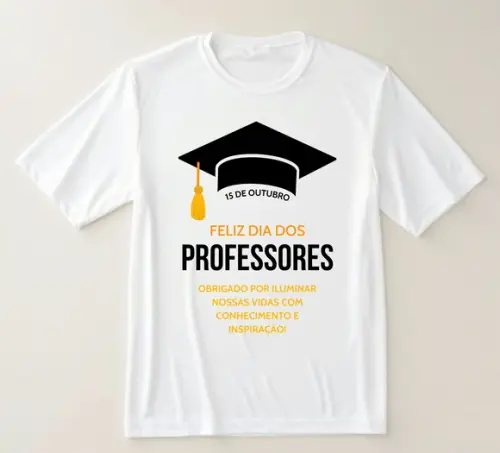 Camiseta Dia dos Professores - 15 de Outubro