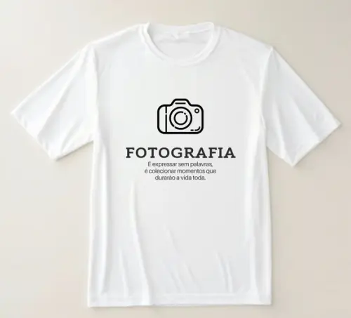 Camiseta Estampa Fotografia