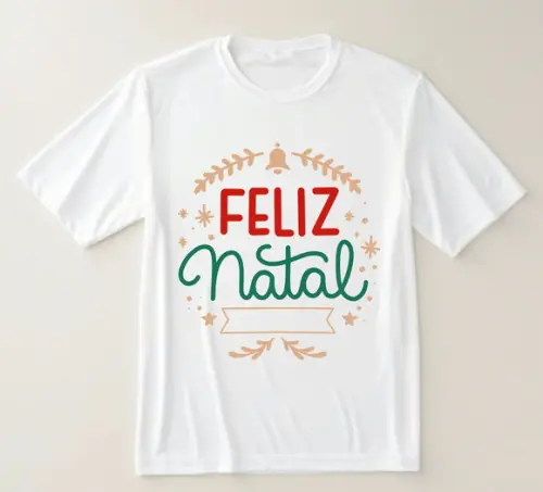 Camiseta Família de Natal Personalizada - Celebre em Estilo