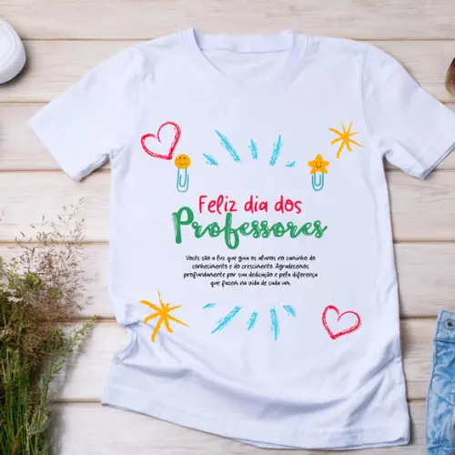 Camiseta Feliz Dia dos Professores