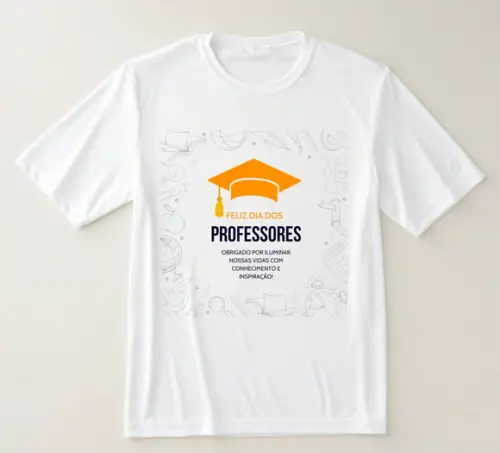 Camiseta Feliz Dia dos Professores