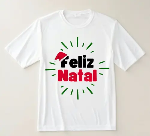 Camiseta Feliz Natal Unissex