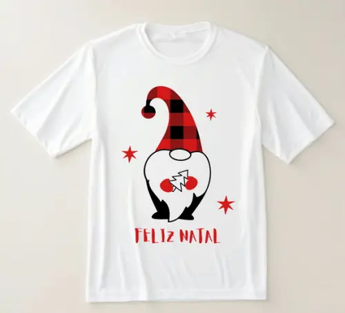 Camiseta Natal Gnomos Estampa Divertida e Estilosa