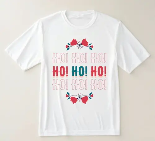 Camiseta Natal Ho Ho Ho