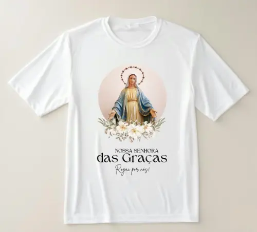 Camiseta Nossa Senhora das Graças Católica