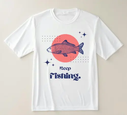 Camiseta Pesca Keep Fishing - Aventura e Estilo