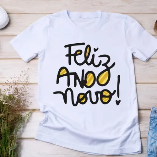 Camiseta Reveillon Feliz Ano Novo