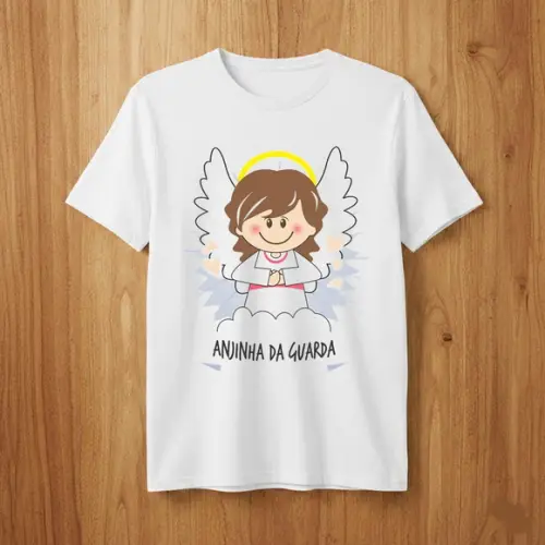 Camiseta Santo Anjo do Senhor Anjinho da Guarda