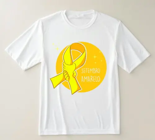 Camiseta Setembro Amarelo Apoiar É Um Ato de Amor