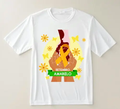 Camiseta Setembro Amarelo Juntos pela Vida