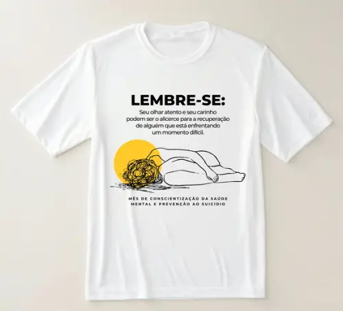Camiseta Setembro Amarelo Lembre-se