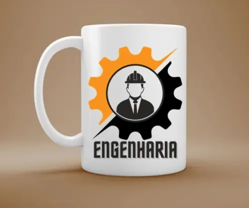 Caneca Profissão Engenharia Presente para Engenheiro