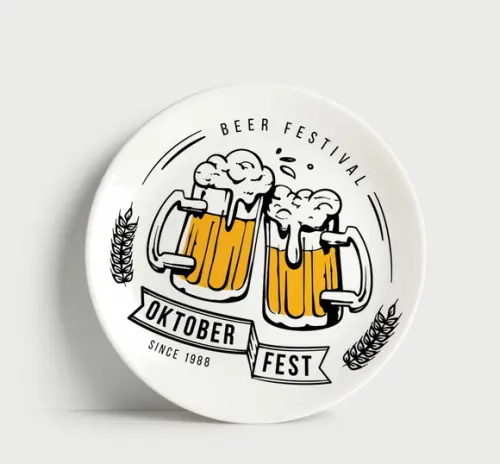 Prato Decorativo Cerveja - Oktoberfest Beer Festival