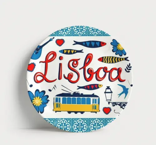 Prato Decorativo Lisboa | Viagem e Decoração Portuguesa!