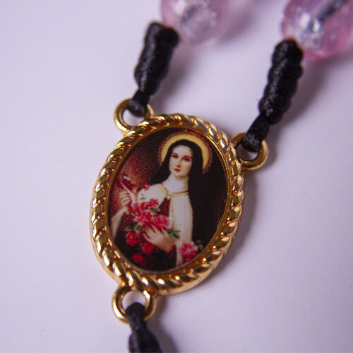 Terço Santa Terezinha Rosa | Presente Religioso Católico