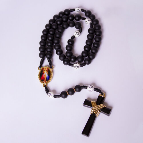 Terço Jesus Misericordioso | Presente Católico Artesanal