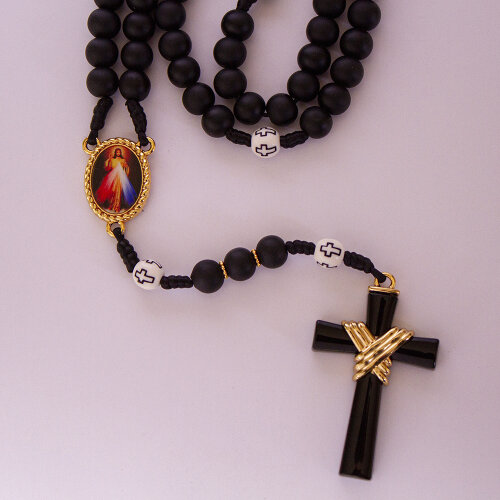 Terço Jesus Misericordioso | Presente Católico Artesanal