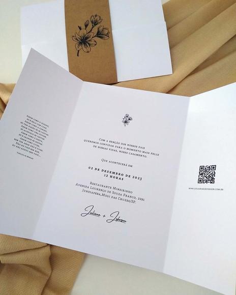 Convite de Casamento