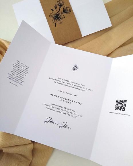 Convite de Casamento