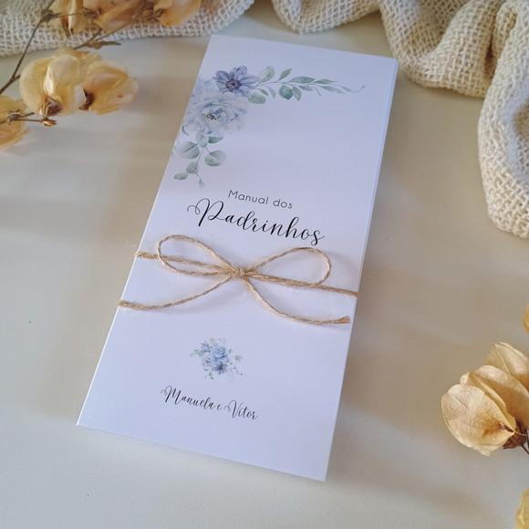 Manual de Padrinhos Azul Serenity | Coleção Brisa