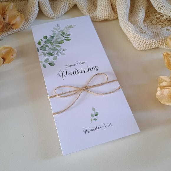 Manual de Padrinhos Casamento | Greenery | Coleção Verano