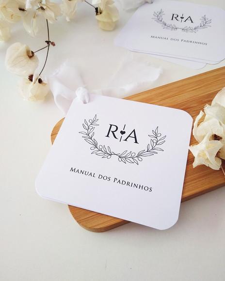 Manual dos Padrinhos de Casamento Minimalista
