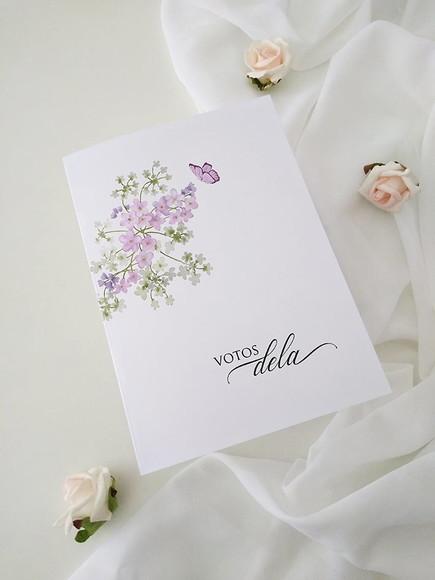 Par de Cadernos de Votos para Casamento