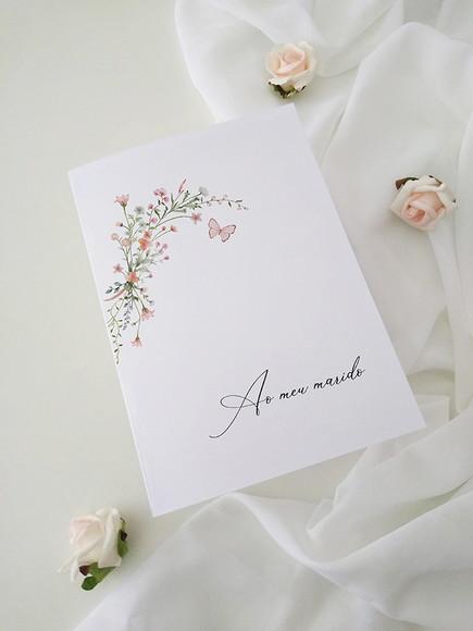 Par de Cadernos de Votos para Casamento