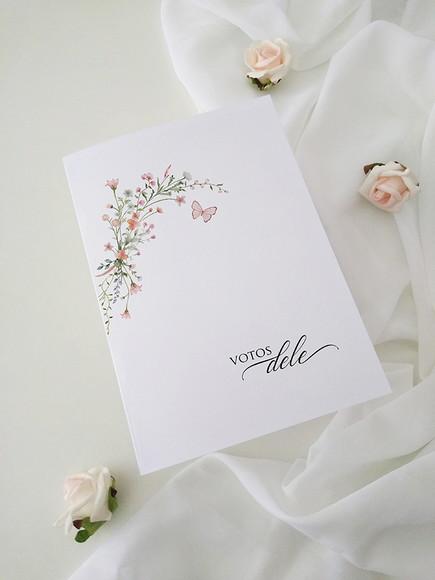 Par de Cadernos de Votos para Casamento