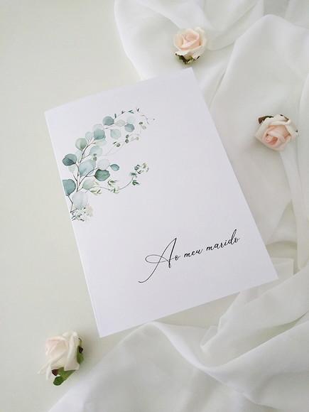 Par de Cadernos de Votos para Casamento