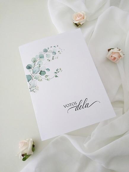 Par de Cadernos de Votos para Casamento