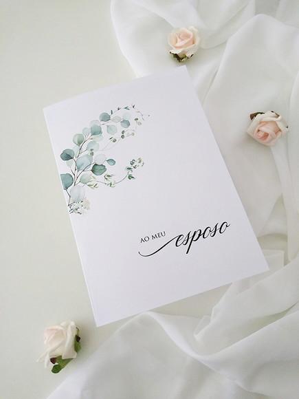 Par de Cadernos de Votos para Casamento