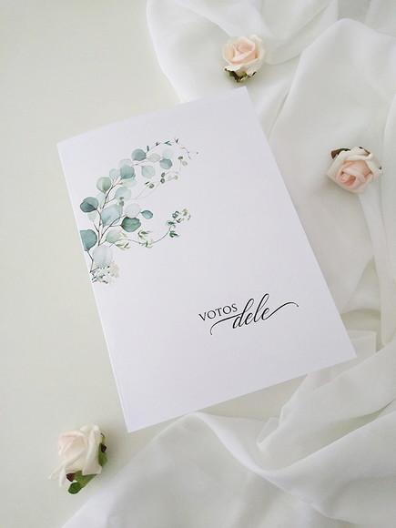 Par de Cadernos de Votos para Casamento